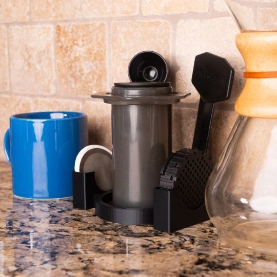 Aeropress Compatible Stand 3D print model_2