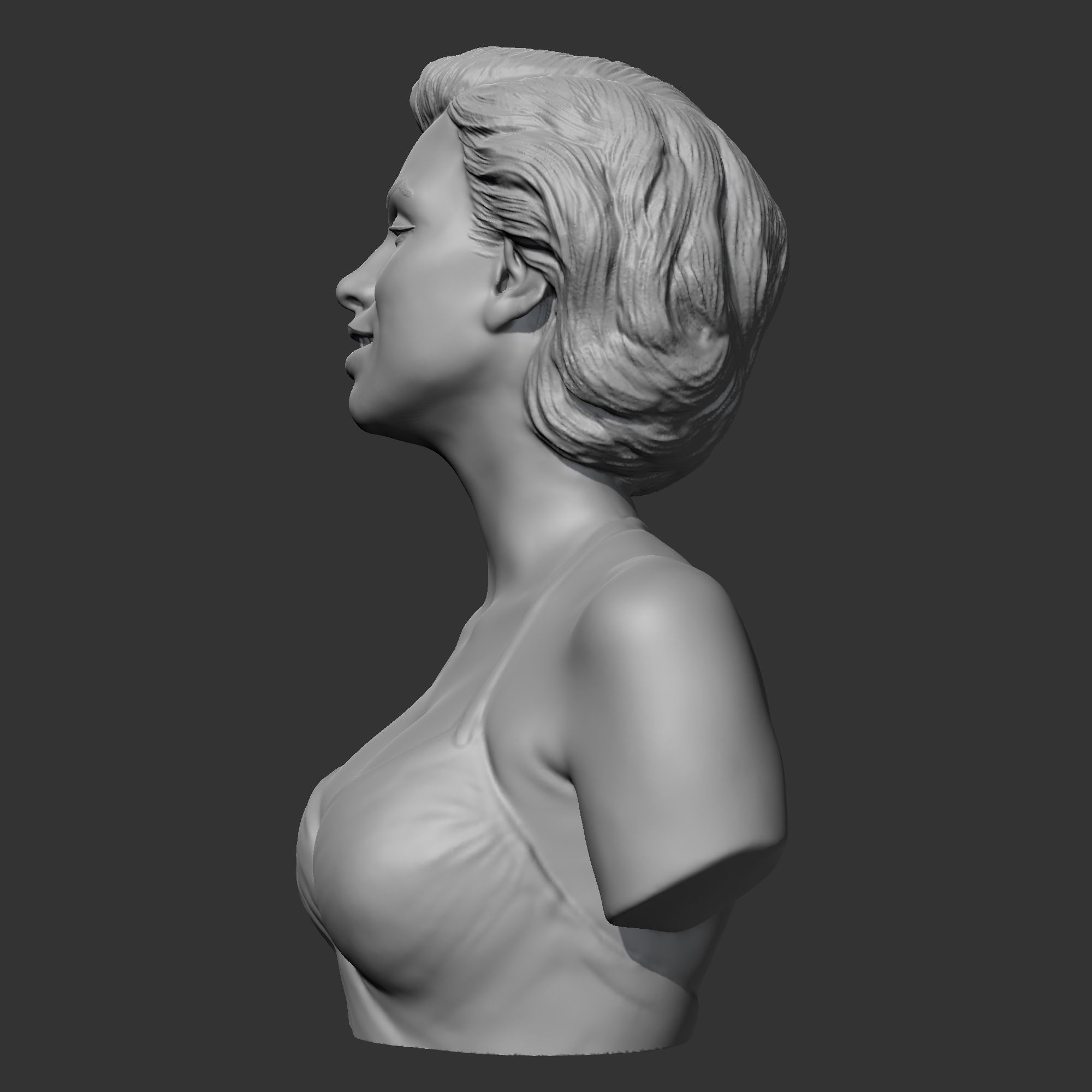 Marilyn Monroe 3D print model 3D print model_4