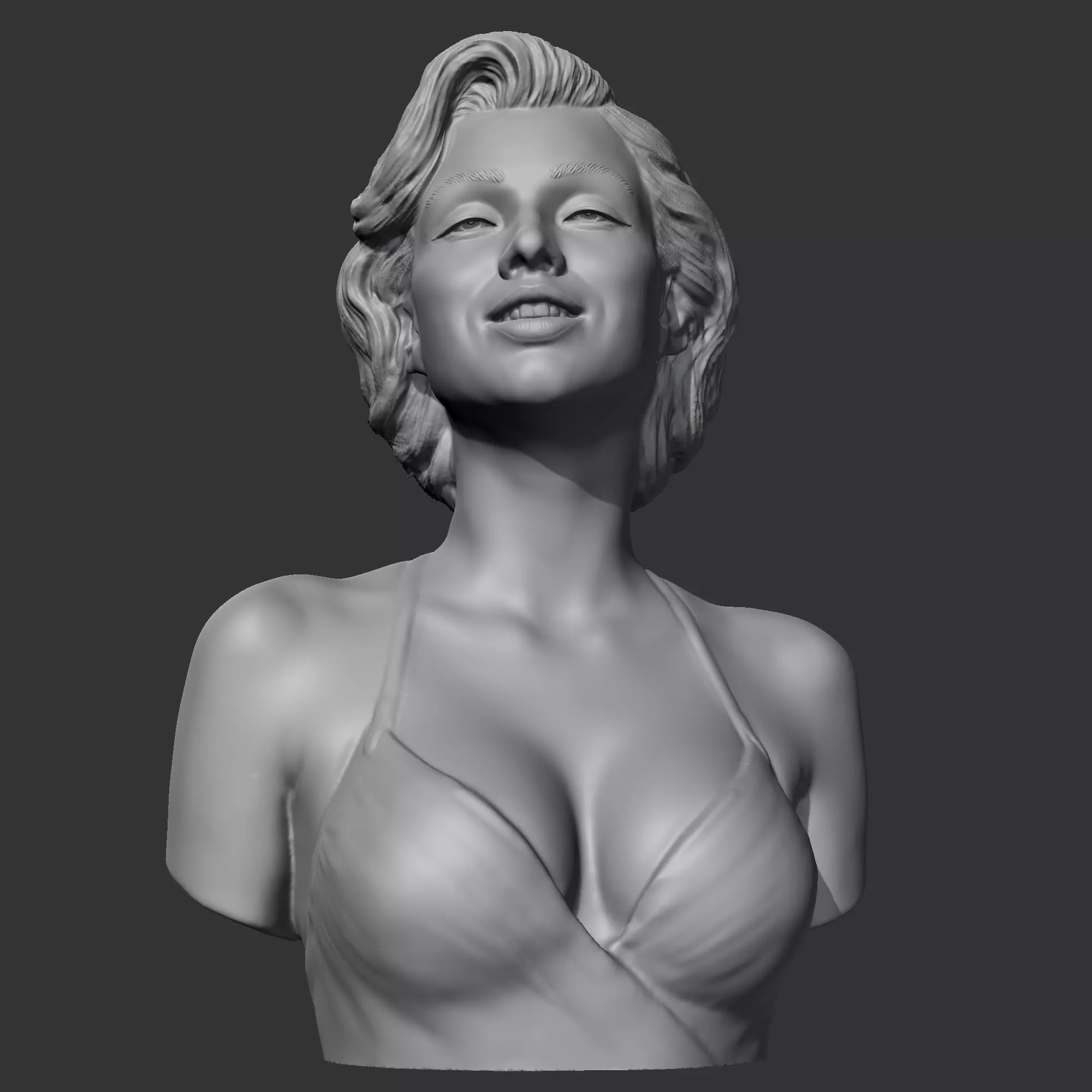 Marilyn Monroe 3D print model 3D print model_0