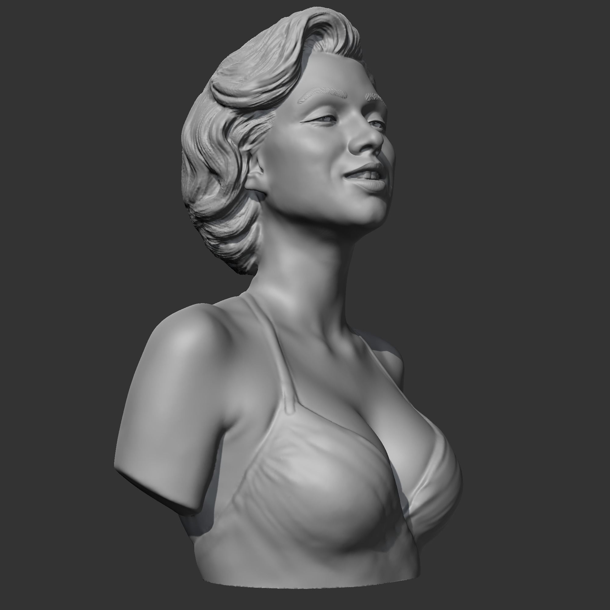 Marilyn Monroe 3D print model 3D print model_7