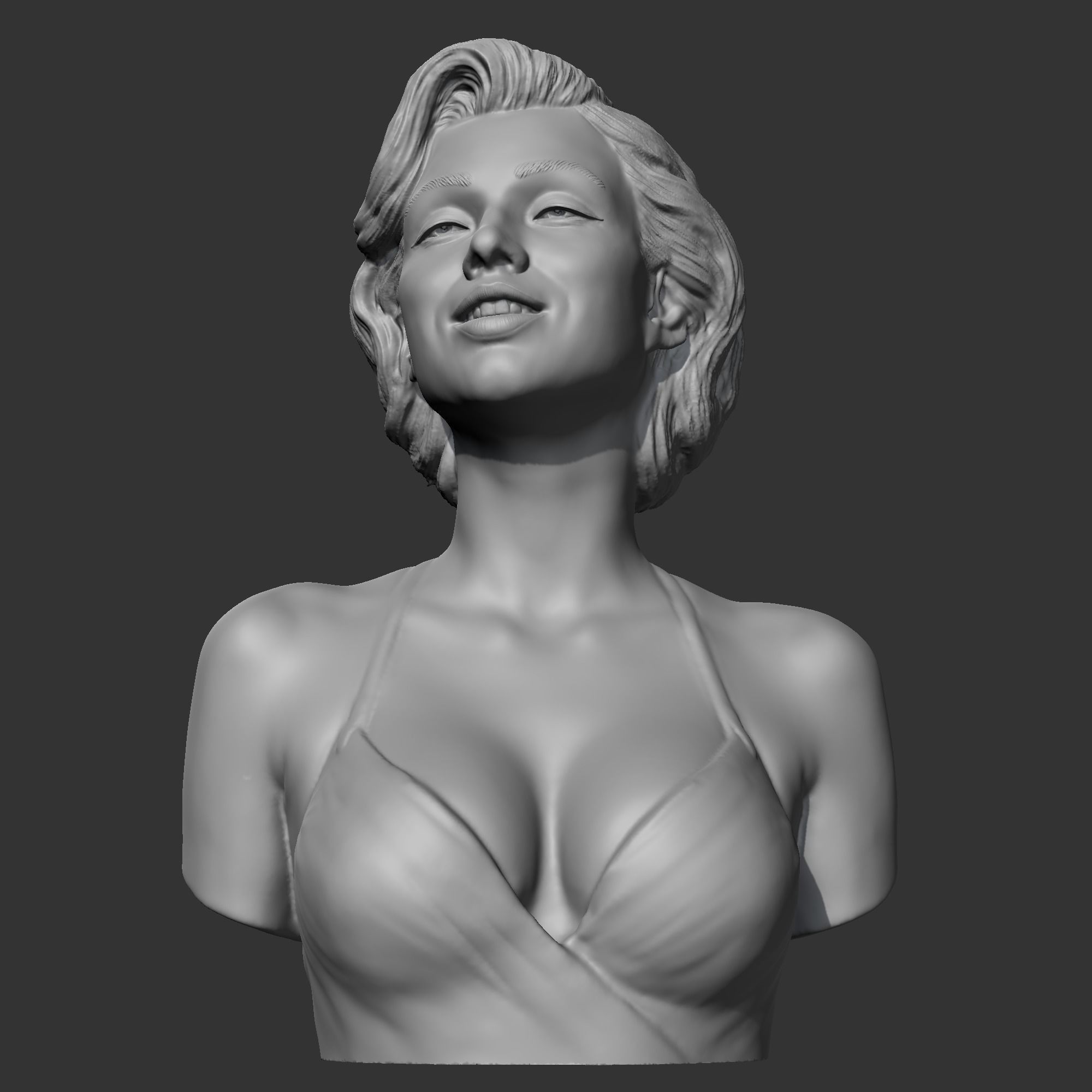 Marilyn Monroe 3D print model 3D print model_1