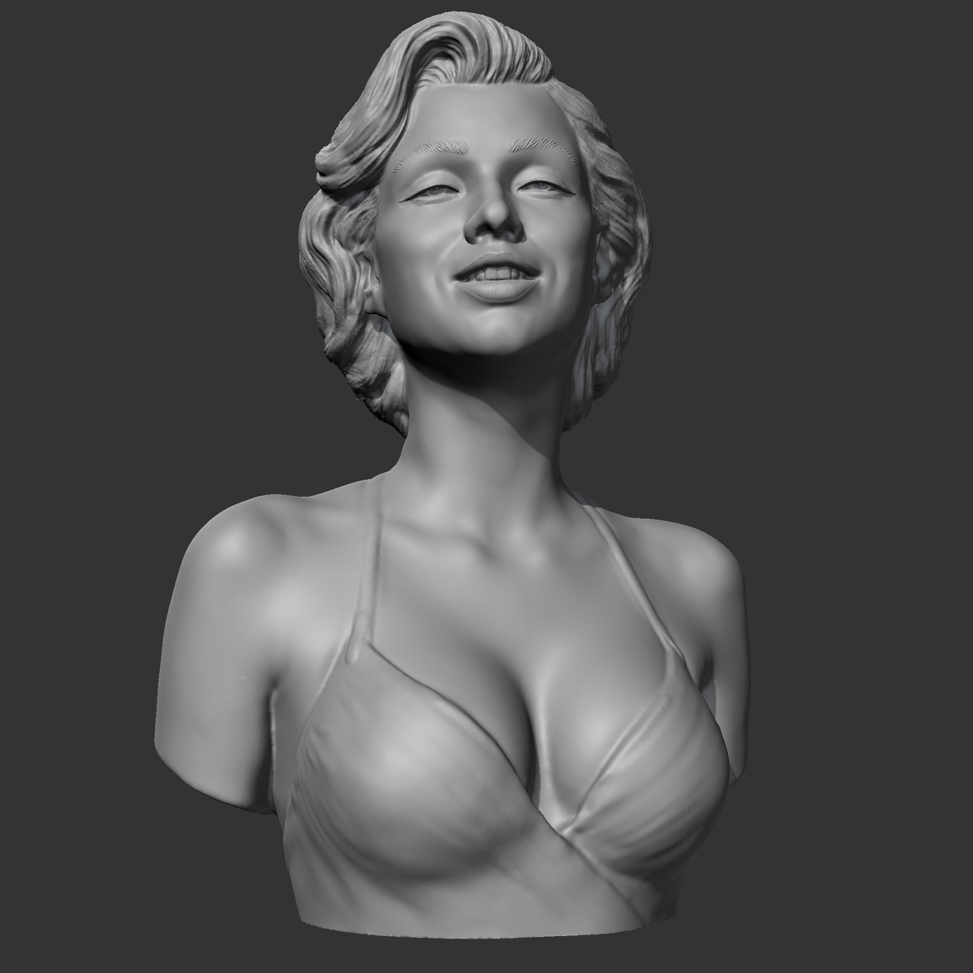 Marilyn Monroe 3D print model 3D print model_9
