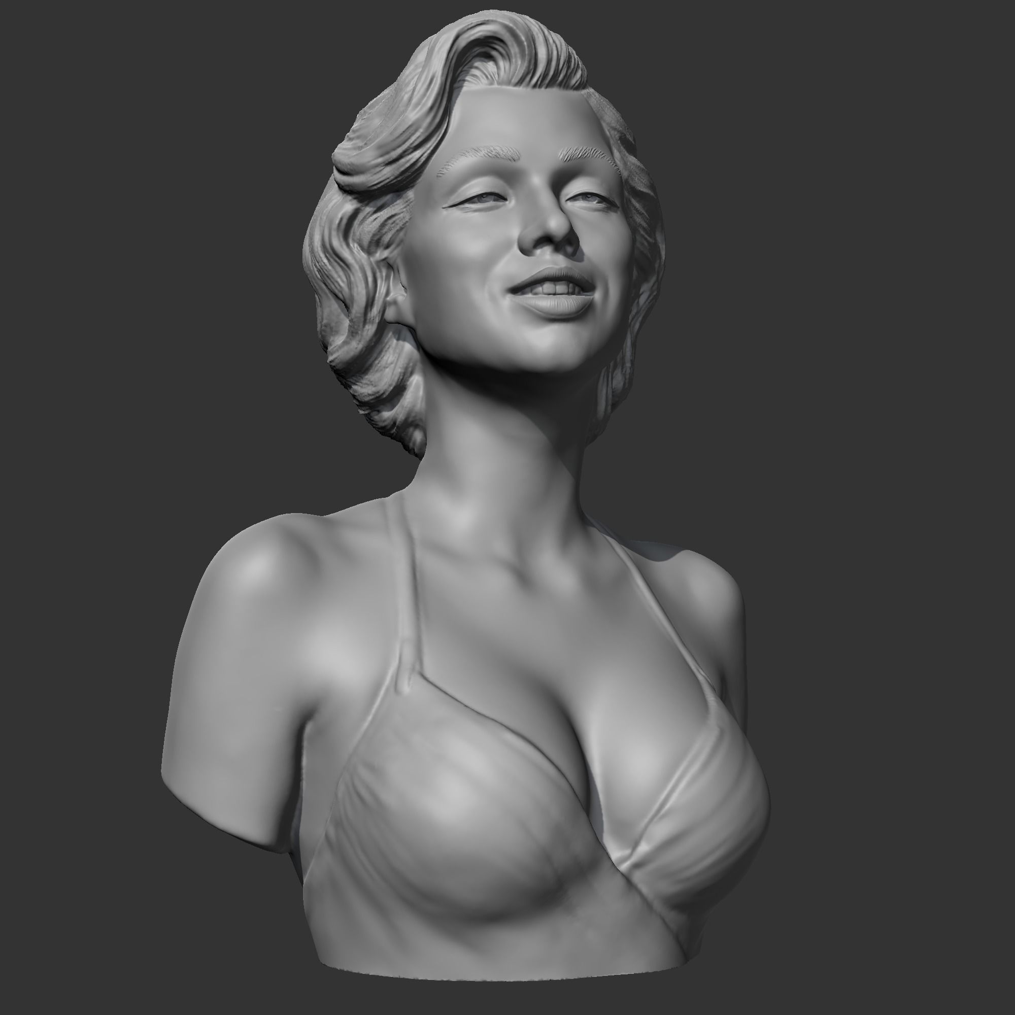 Marilyn Monroe 3D print model 3D print model_8
