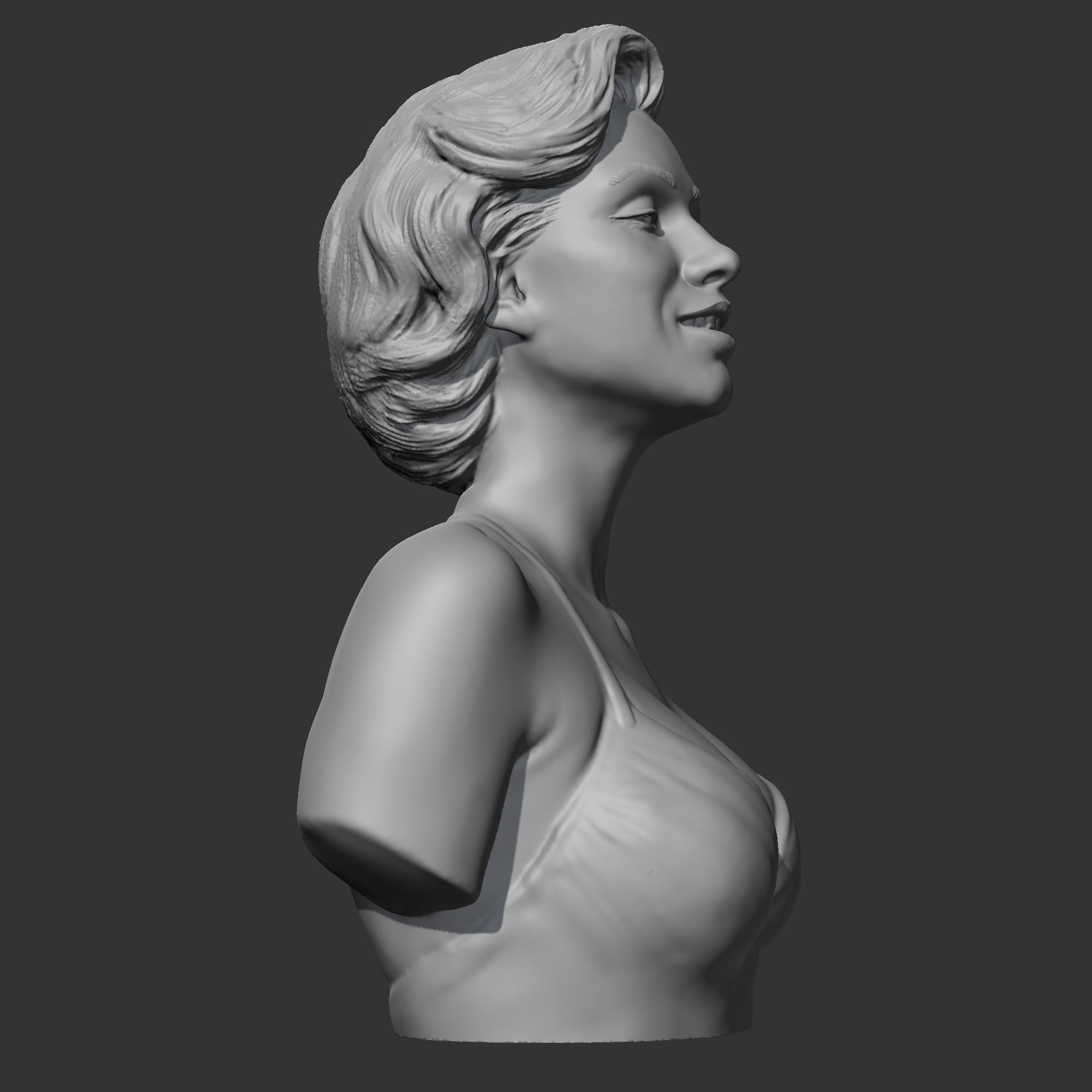 Marilyn Monroe 3D print model 3D print model_6