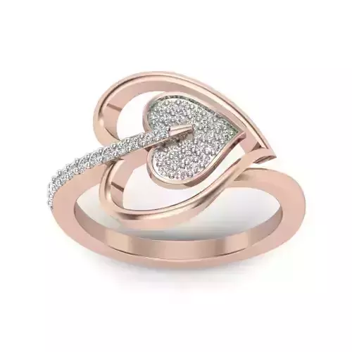 Solitaire Wedding Engagement Women Ring 3dm render detail 