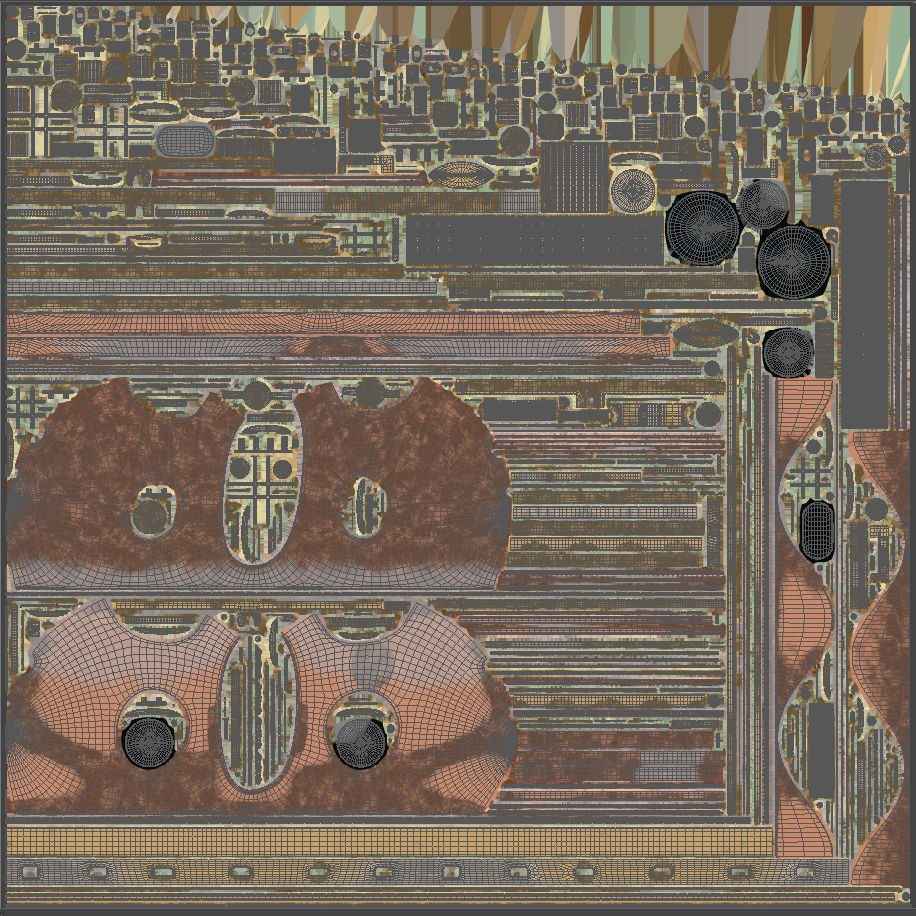 Old Diving Helmet  3D model_7