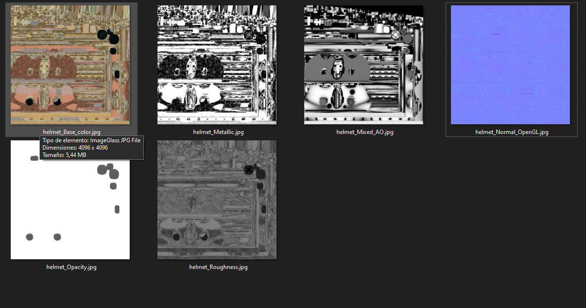 Old Diving Helmet  3D model_8