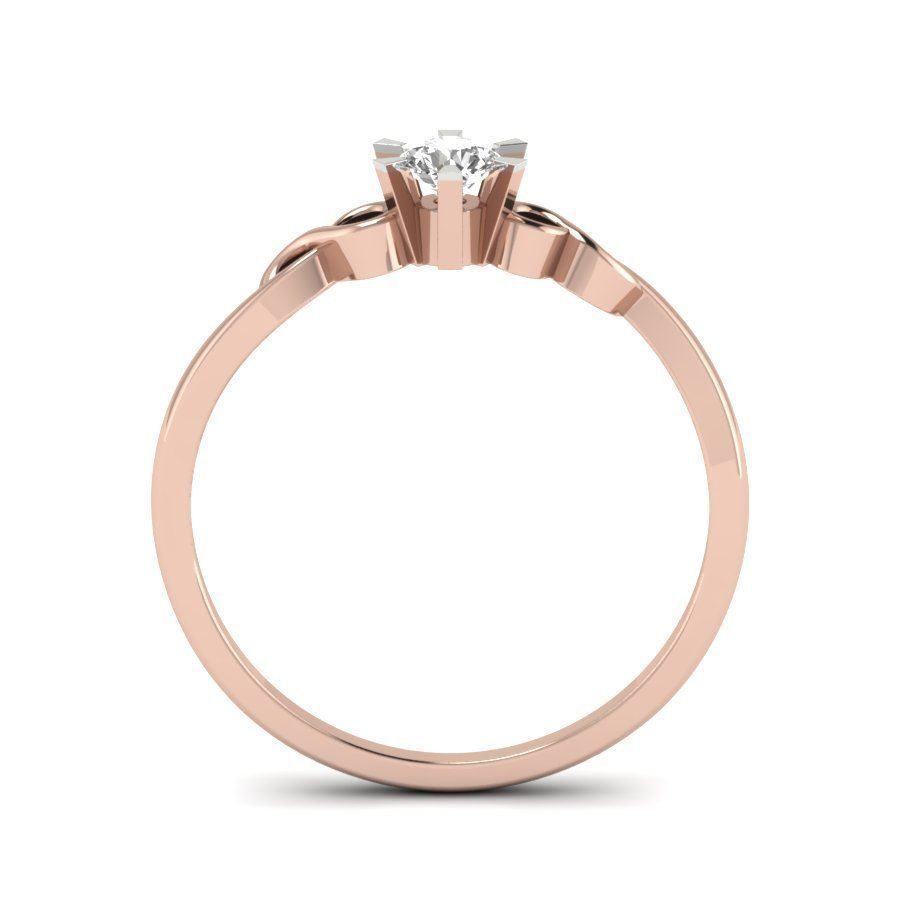 solitaire wedding engagement ring 3dm render detail 3D print model_10