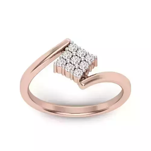 solitaire wedding engagement women ring 3dm render detail