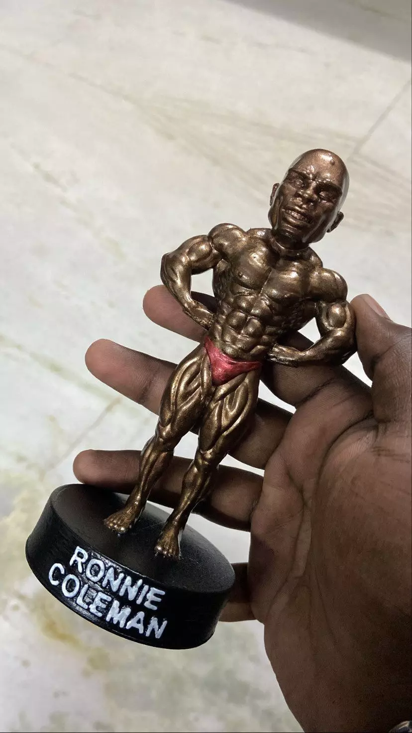 RONNIE COLEMAN MINIATURE  3D print model_0