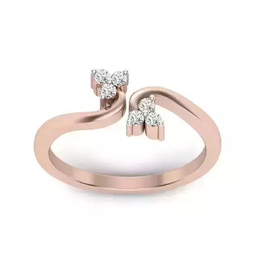 Princess solitaire wedding engagement ring