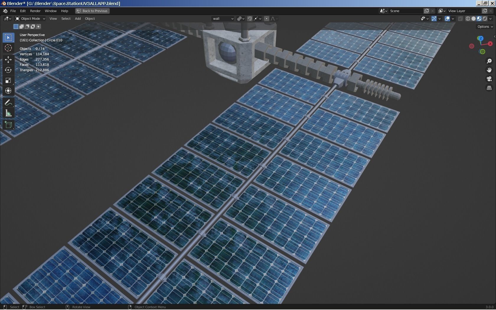 Sci-Fi Space Station 3D model_26