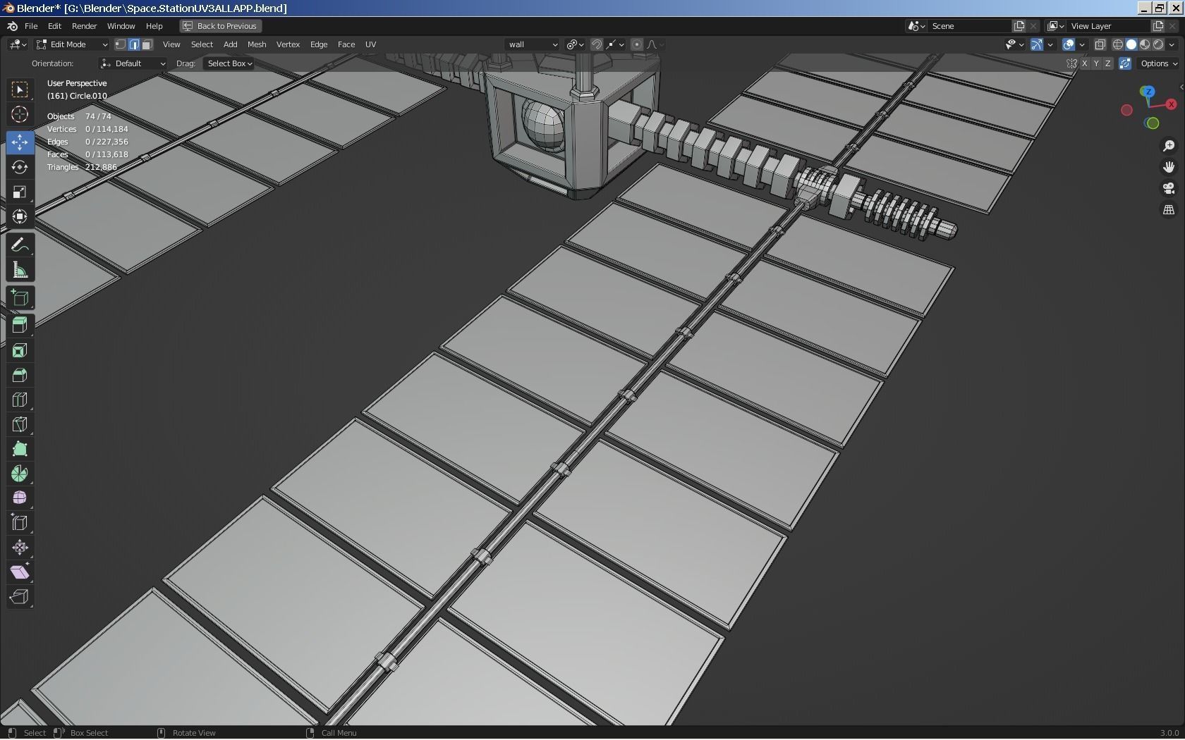 Sci-Fi Space Station 3D model_27