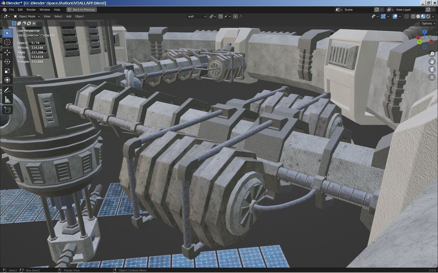 Sci-Fi Space Station 3D model_18