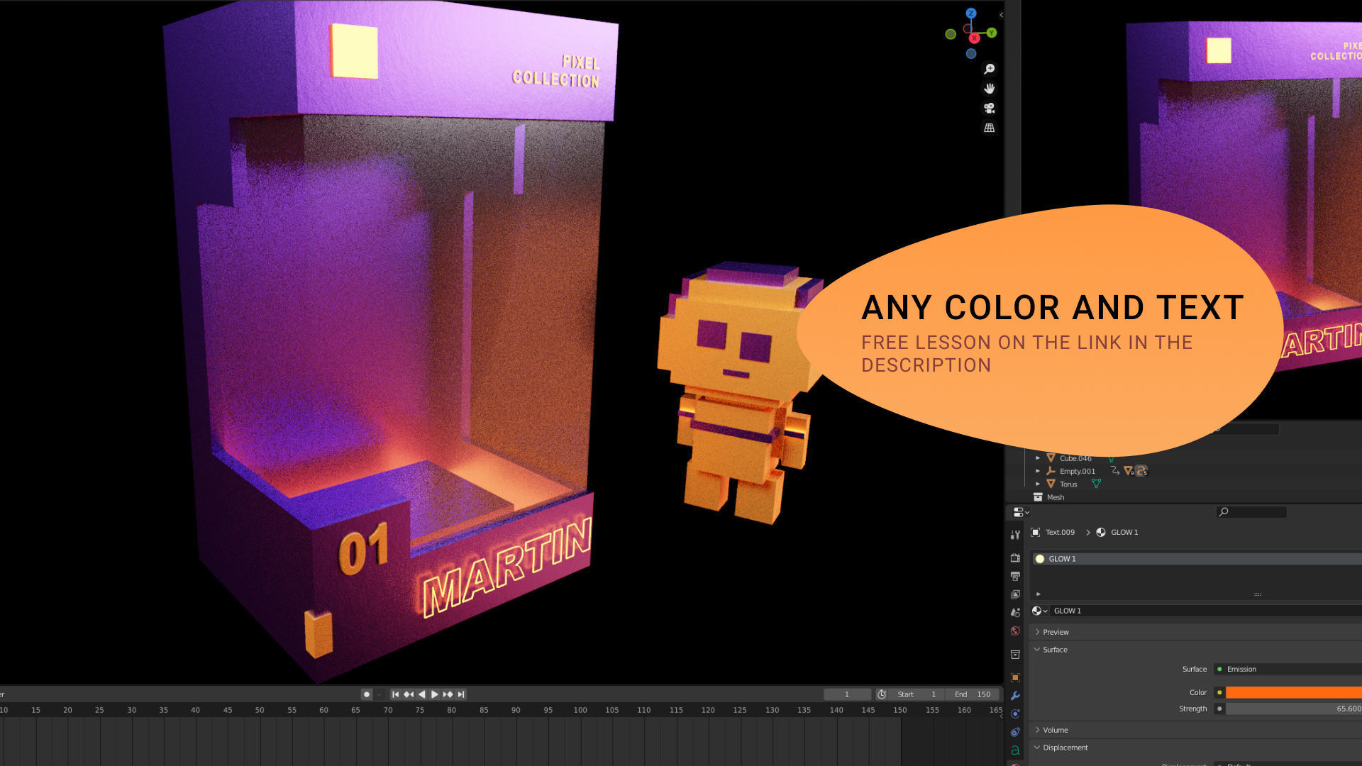 NFT Game Box template for Blender 3D model_3