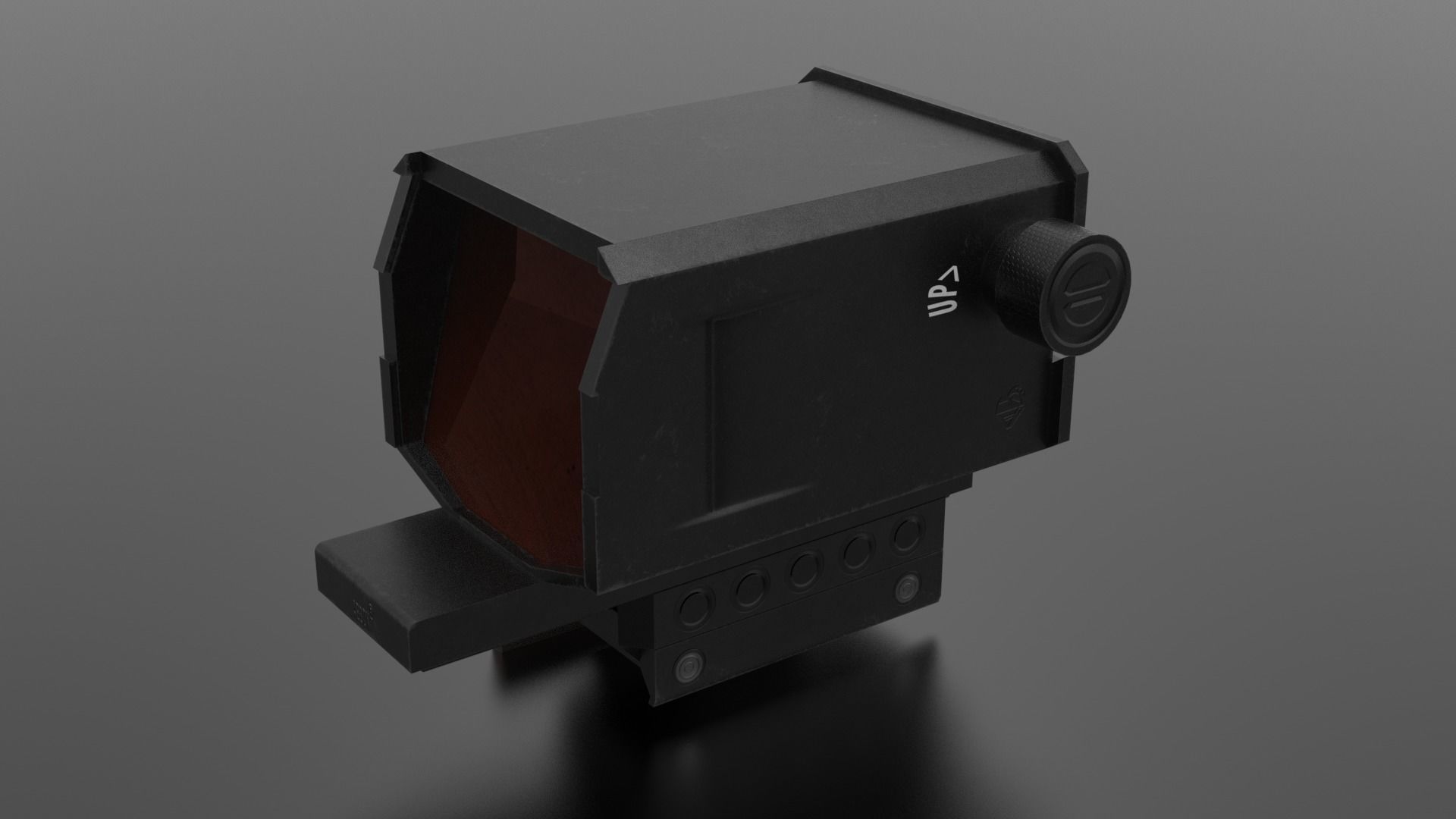 Bestscope device with light Low-poly 3D model_4