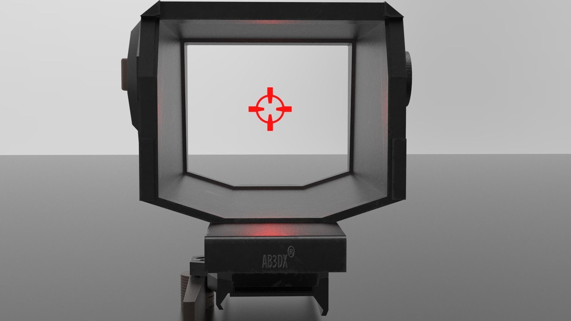 Bestscope device with light Low-poly 3D model_5