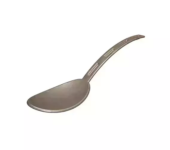 Antique Table Spoon Low-poly 3D model