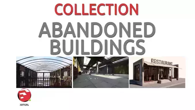 ABONDONED BUILDING COLLECTION-3 PIECE 