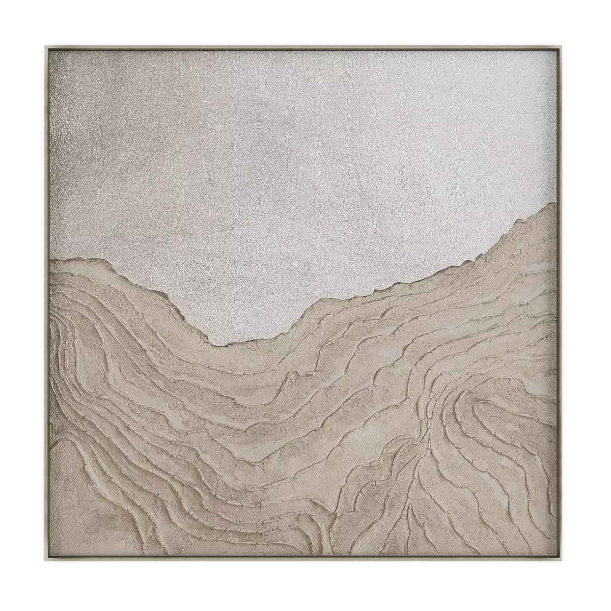 Pictures881 sand wall art Low-poly 3D model_0