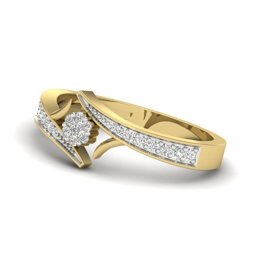 Engagement ring  3D print model_2