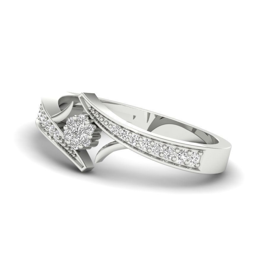 Engagement ring  3D print model_7