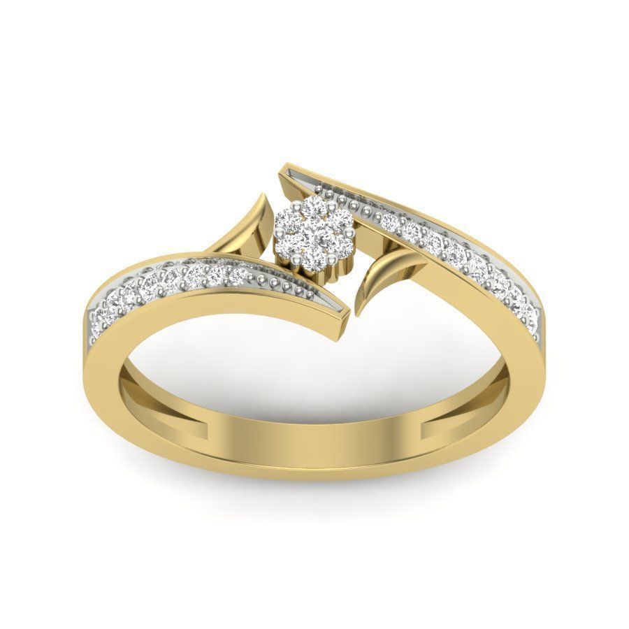 Engagement ring  3D print model_5