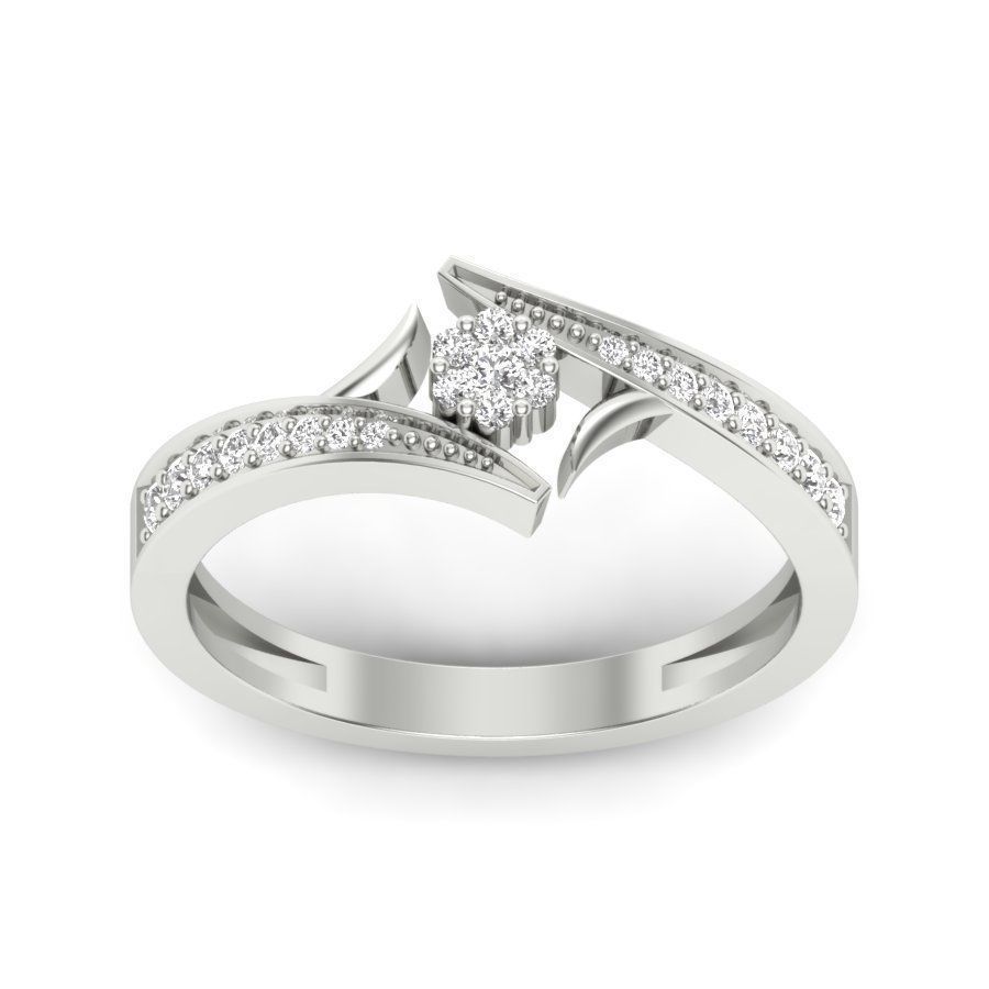 Engagement ring  3D print model_13