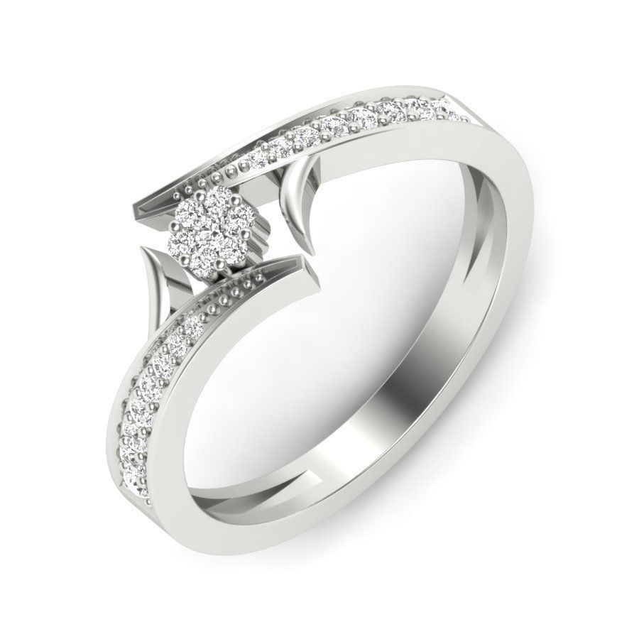 Engagement ring  3D print model_9