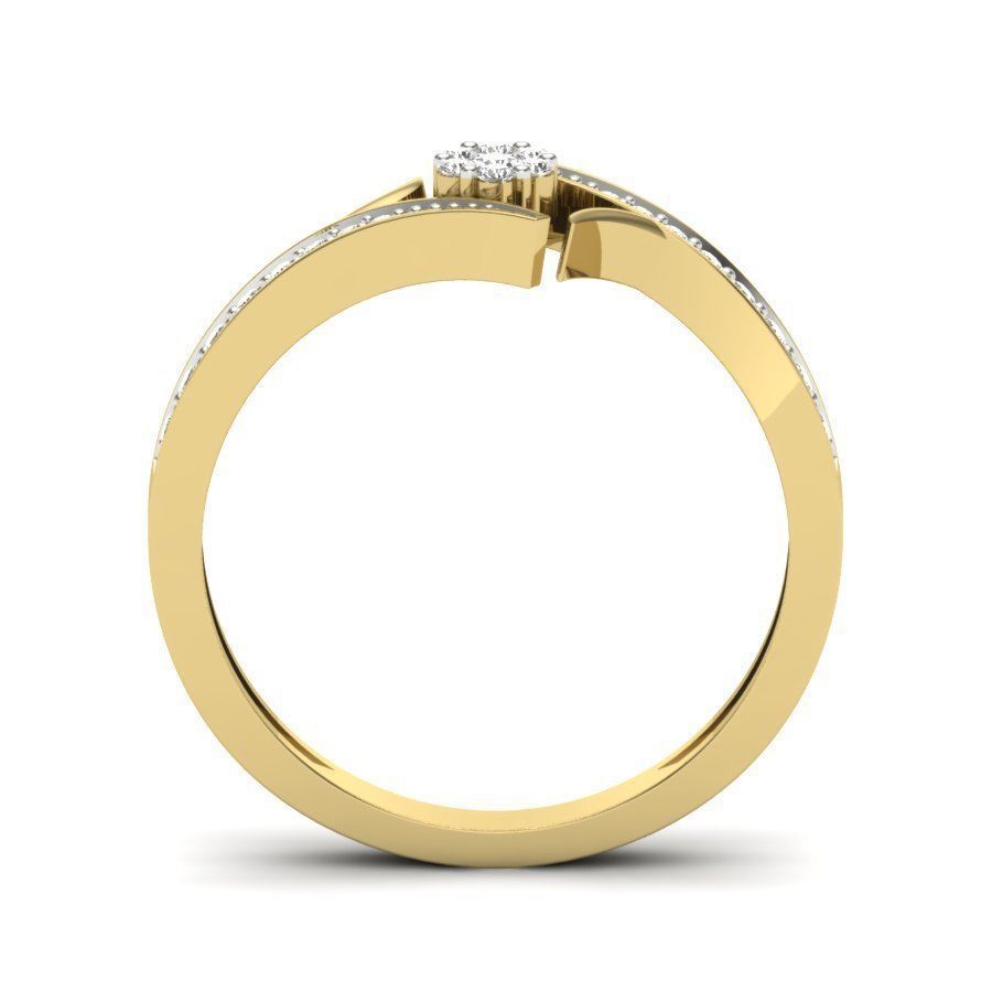 Engagement ring  3D print model_4