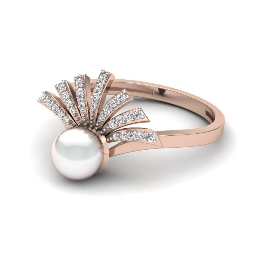 Wedding Engagement Solitaire Ring 3D print model_12