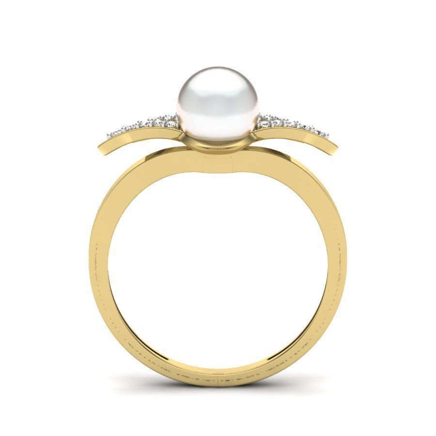 Wedding Engagement Solitaire Ring 3D print model_4