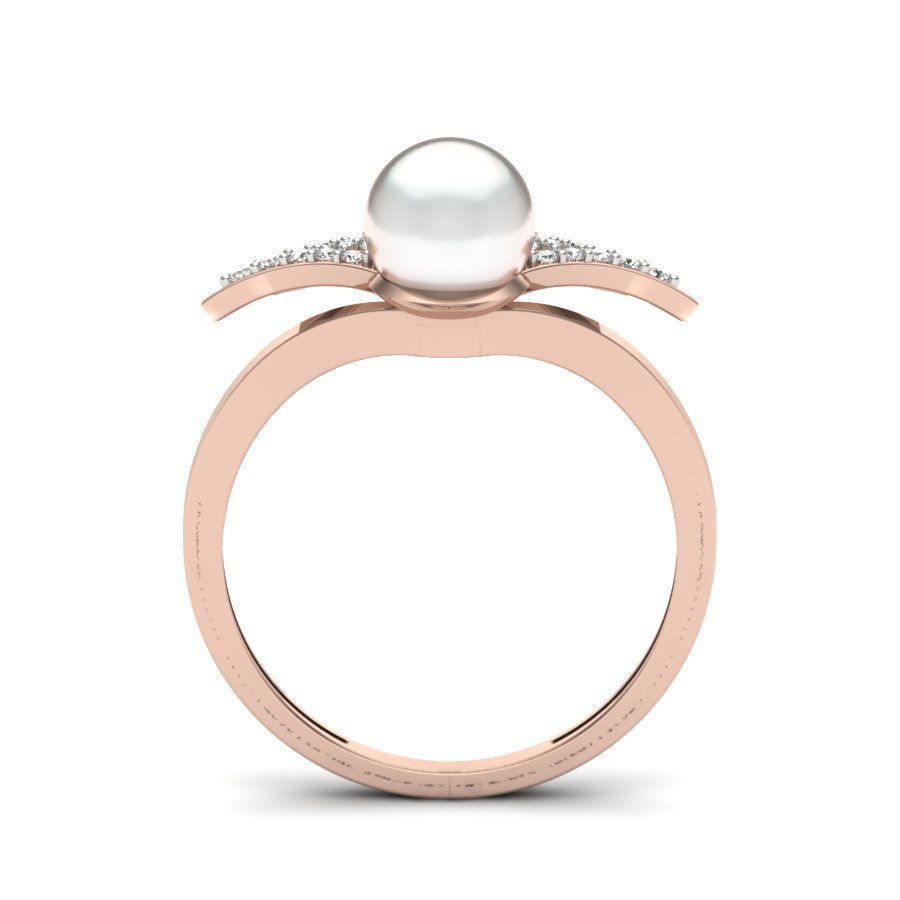 Wedding Engagement Solitaire Ring 3D print model_10