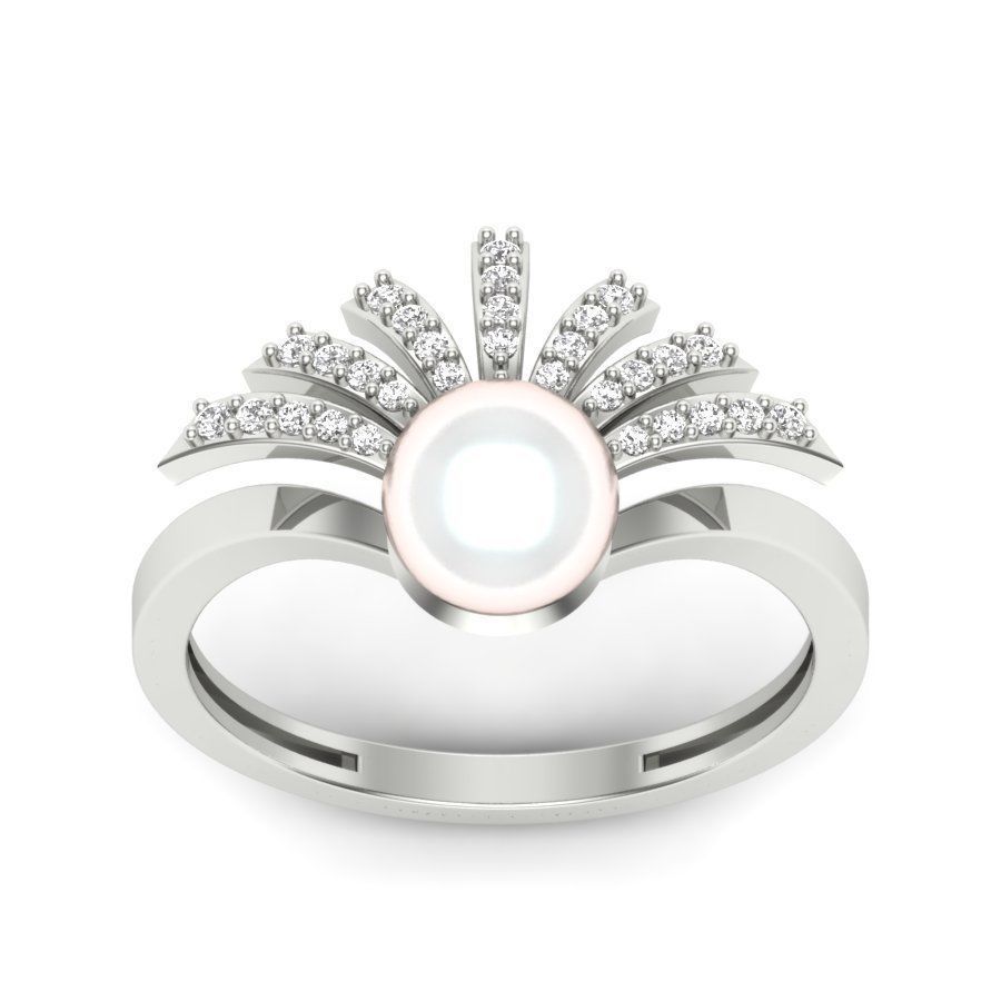 Wedding Engagement Solitaire Ring 3D print model_14