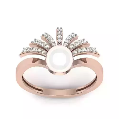 Wedding Engagement Solitaire Ring 3D print model