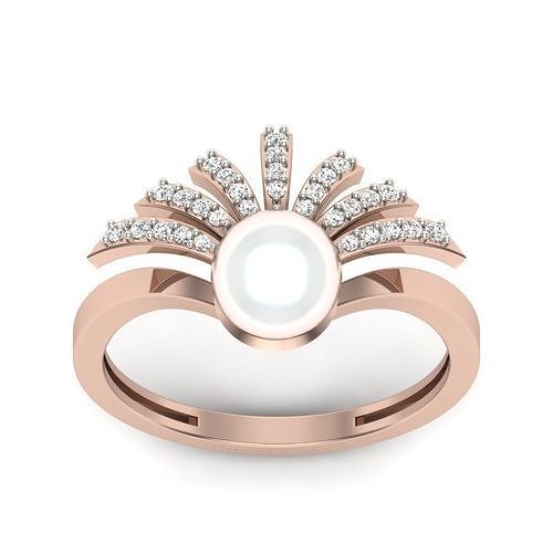 Wedding Engagement Solitaire Ring 3D print model