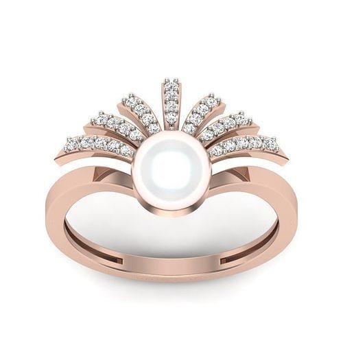 Wedding Engagement Solitaire Ring 3D print model