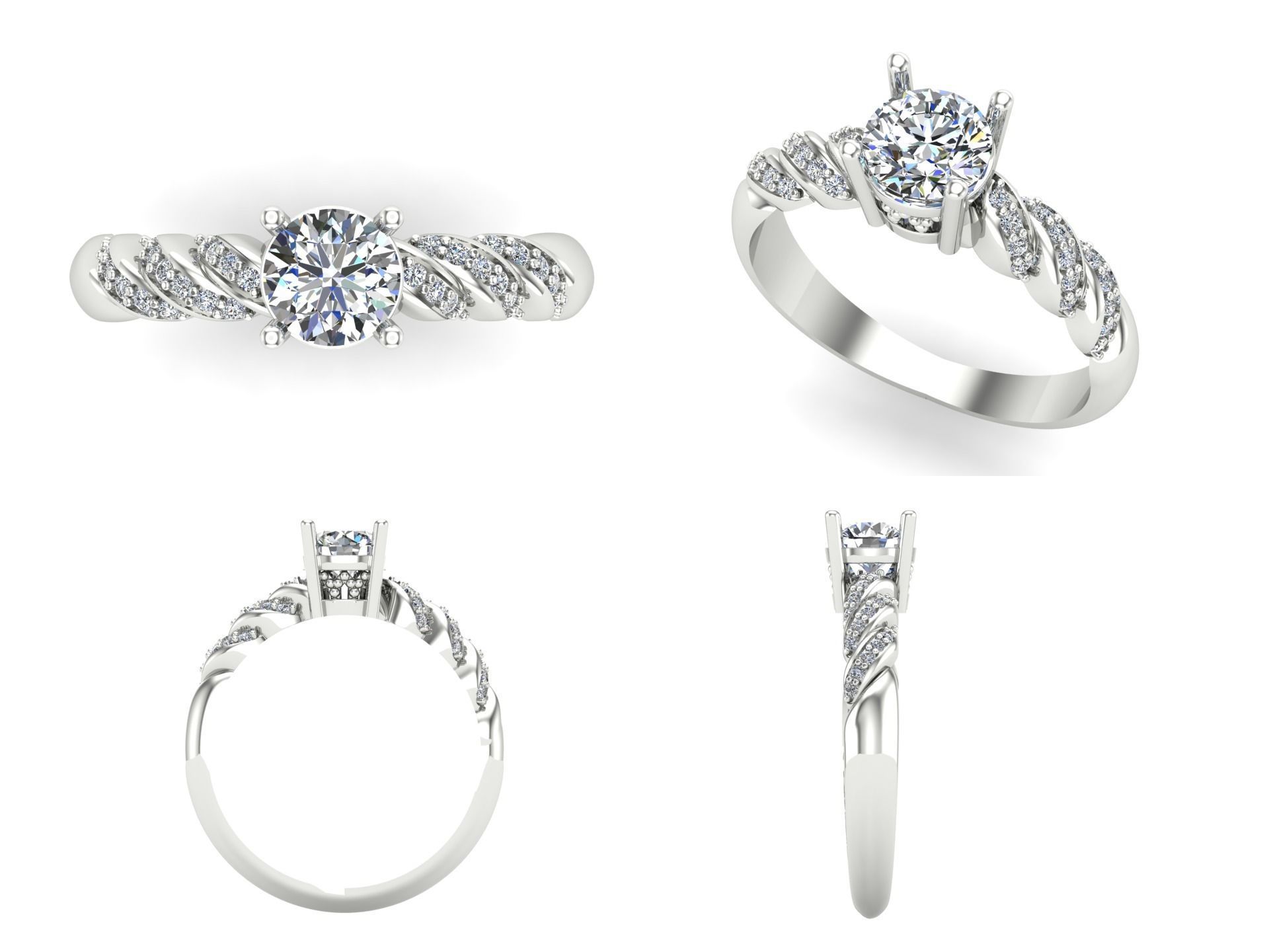 Ring rk142 3D print model_3