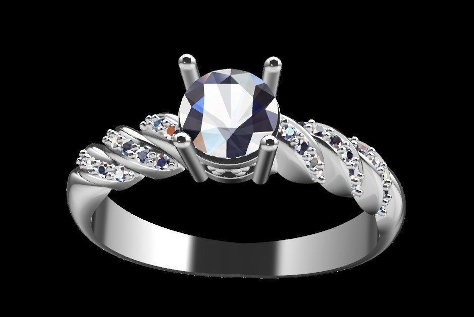 Ring rk142 3D print model_11