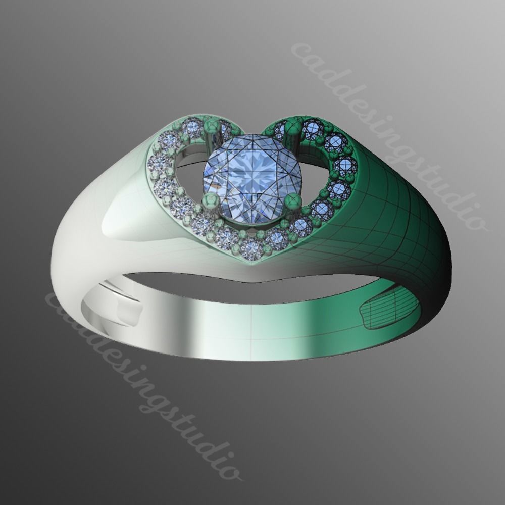 Ring rk140 3D print model_1