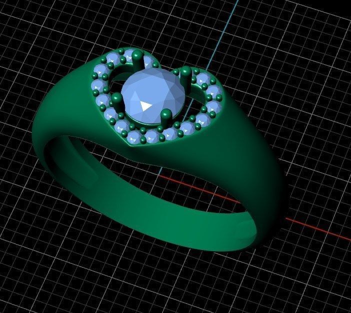 Ring rk140 3D print model_12