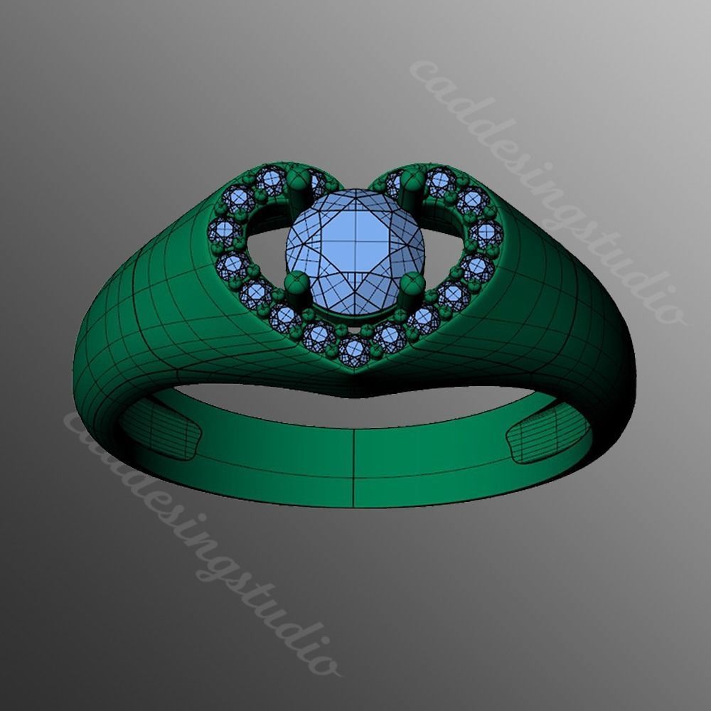 Ring rk140 3D print model_2