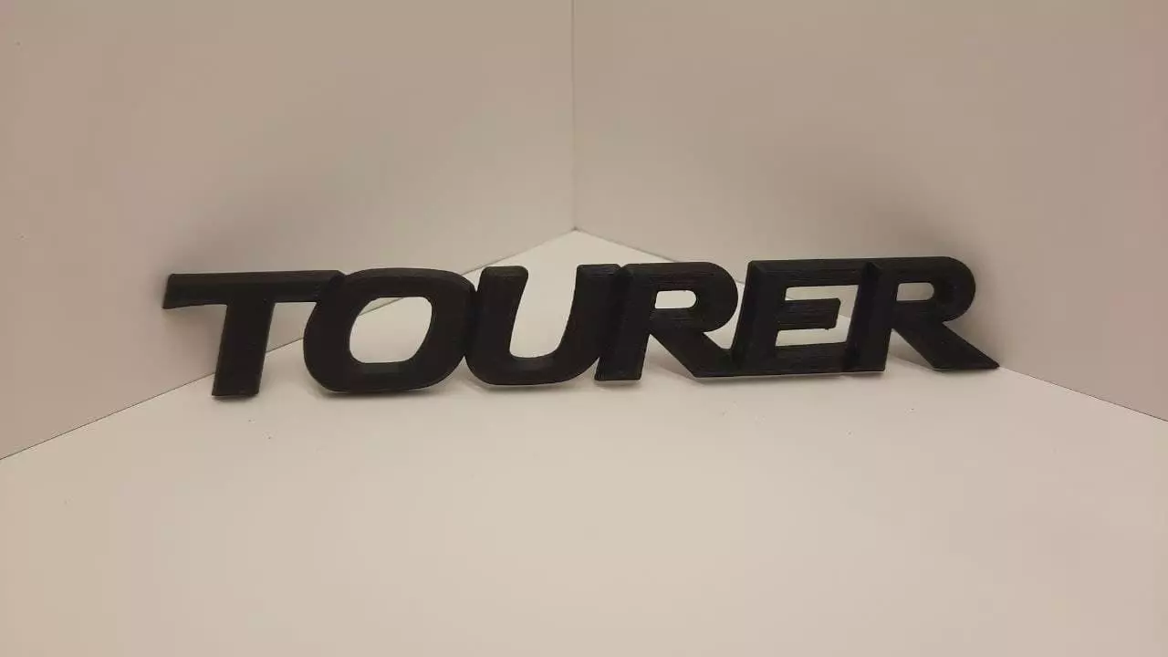 Toyota TOURER logo 3D print model