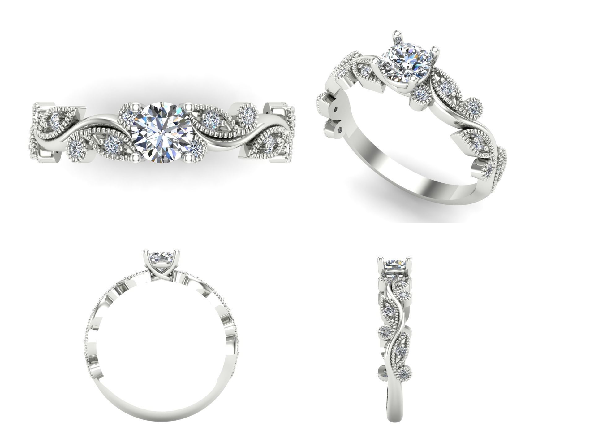 Ring rk139 3D print model_4