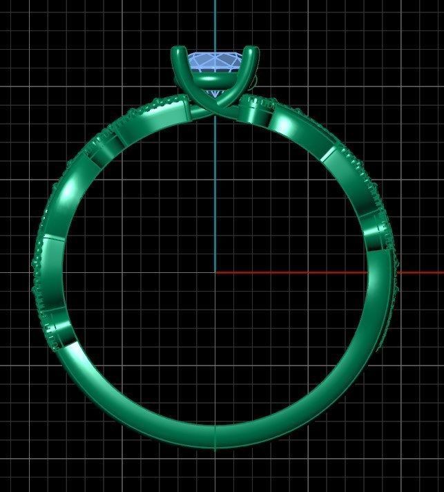 Ring rk139 3D print model_8