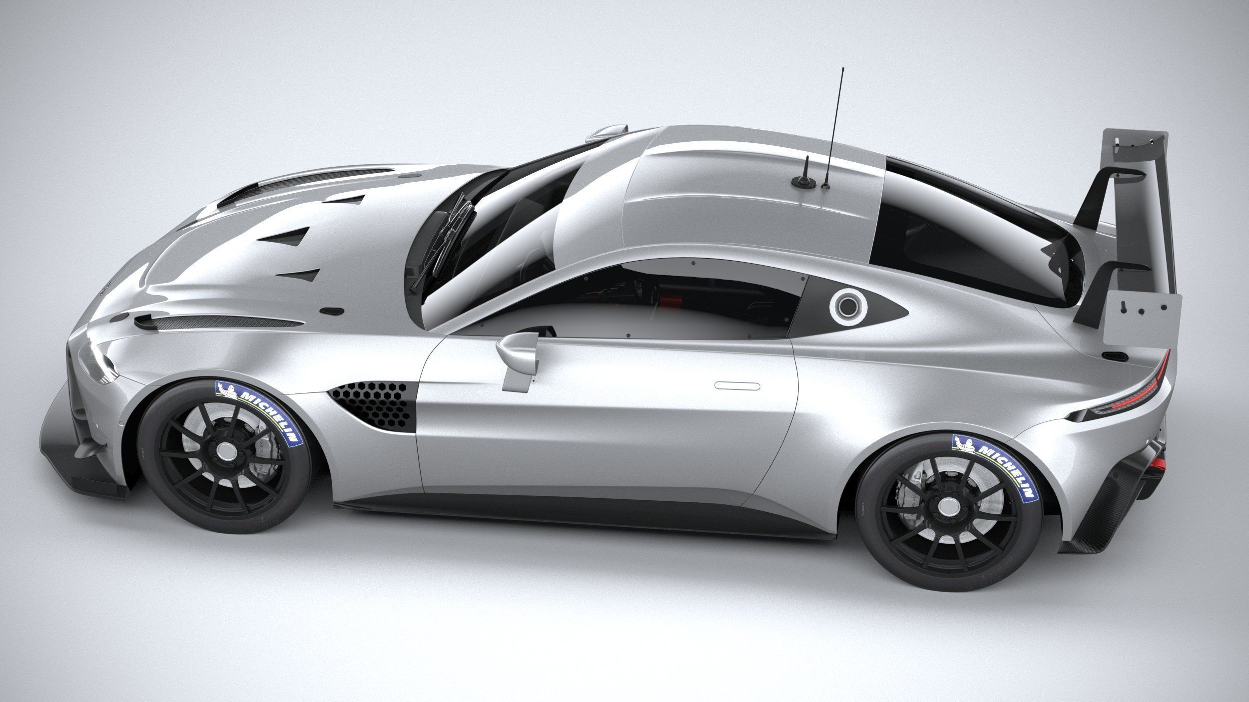 Aston Martin Vantage GT8R 2021 3D model_9