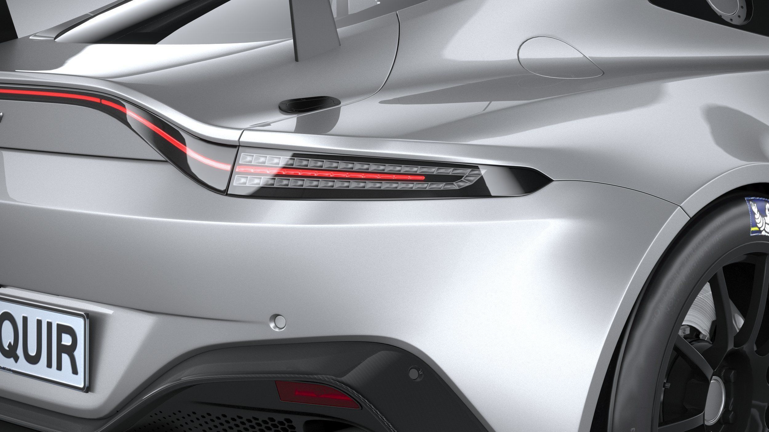 Aston Martin Vantage GT8R 2021 3D model_18