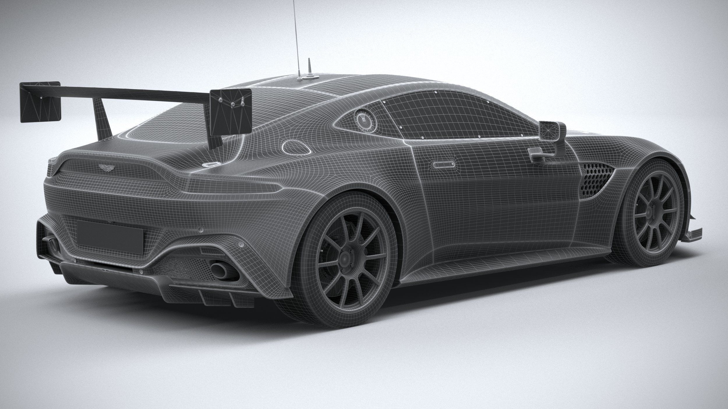 Aston Martin Vantage GT8R 2021 3D model_27
