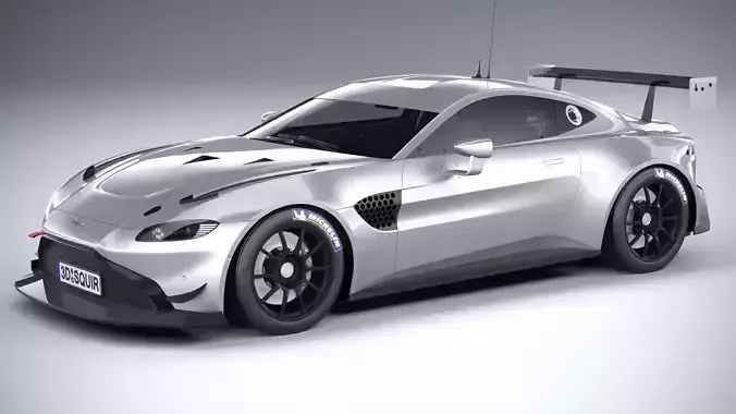 Aston Martin Vantage GT8R 2021 3D model