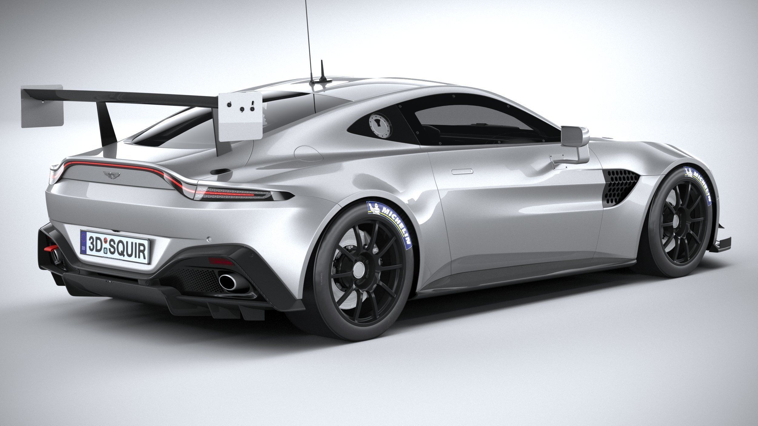 Aston Martin Vantage GT8R 2021 3D model_17